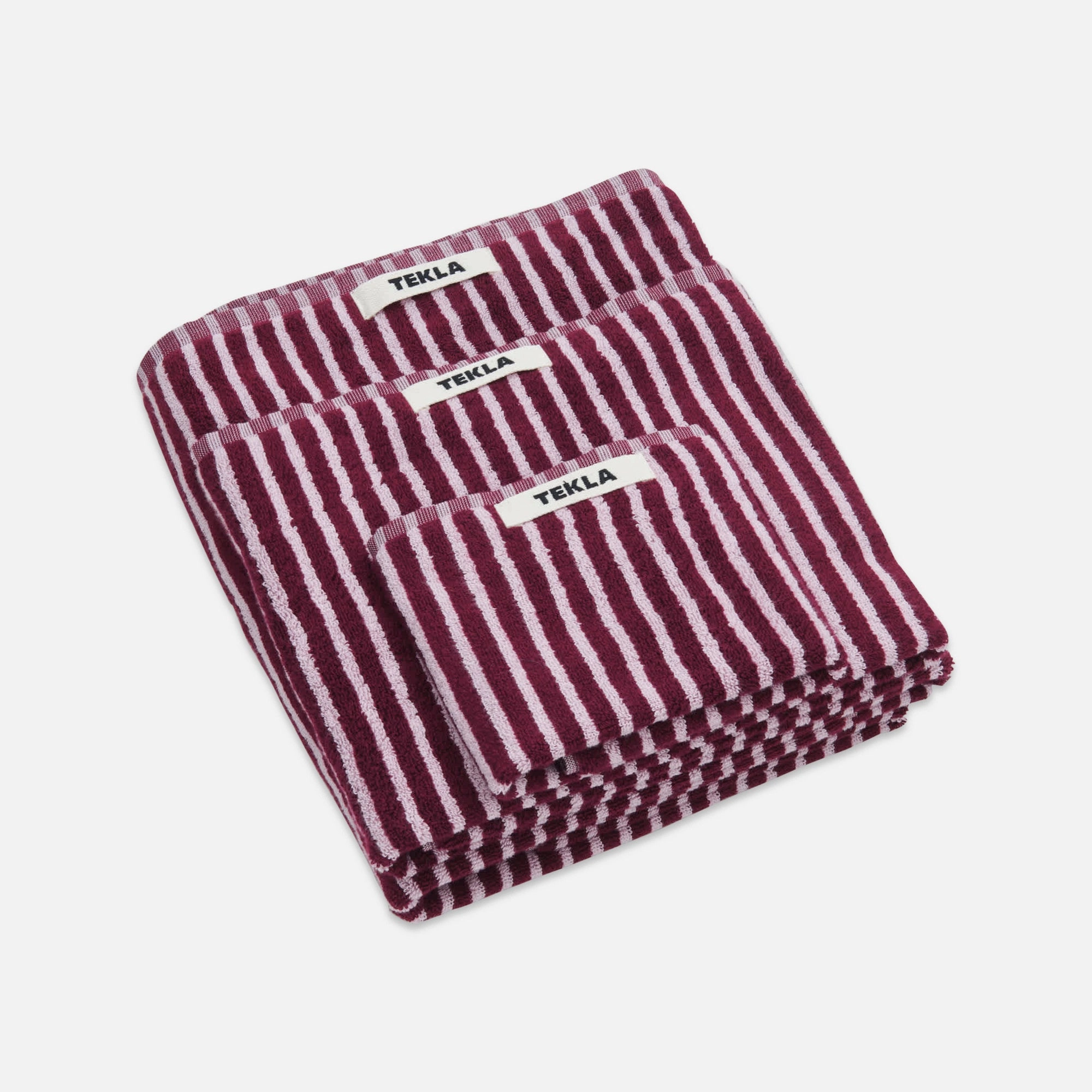 Terry Towel Red and Rose