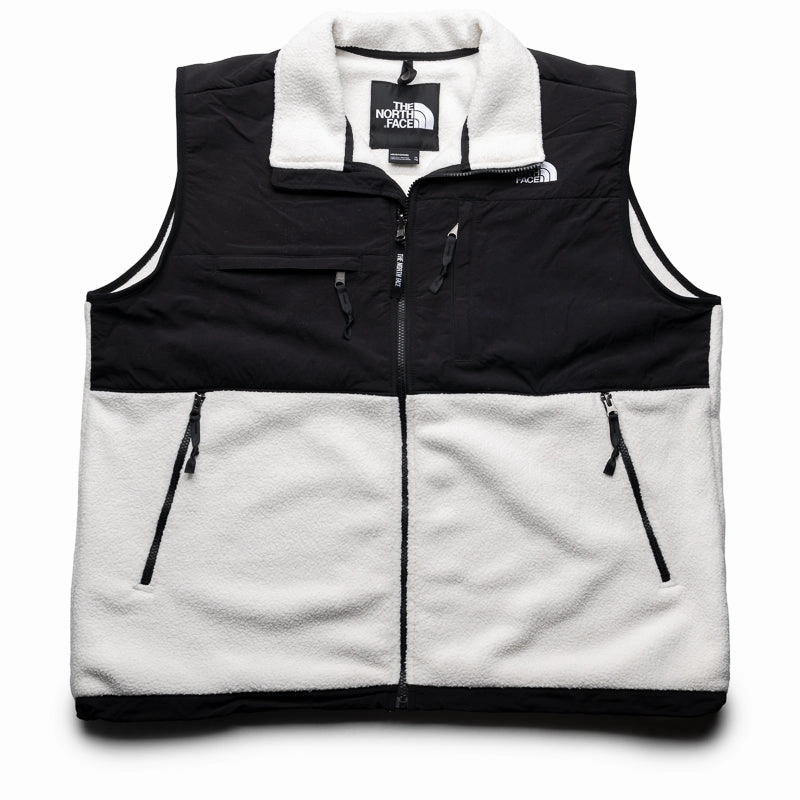 The North Face Retro Denali Vest - White Dune/Black