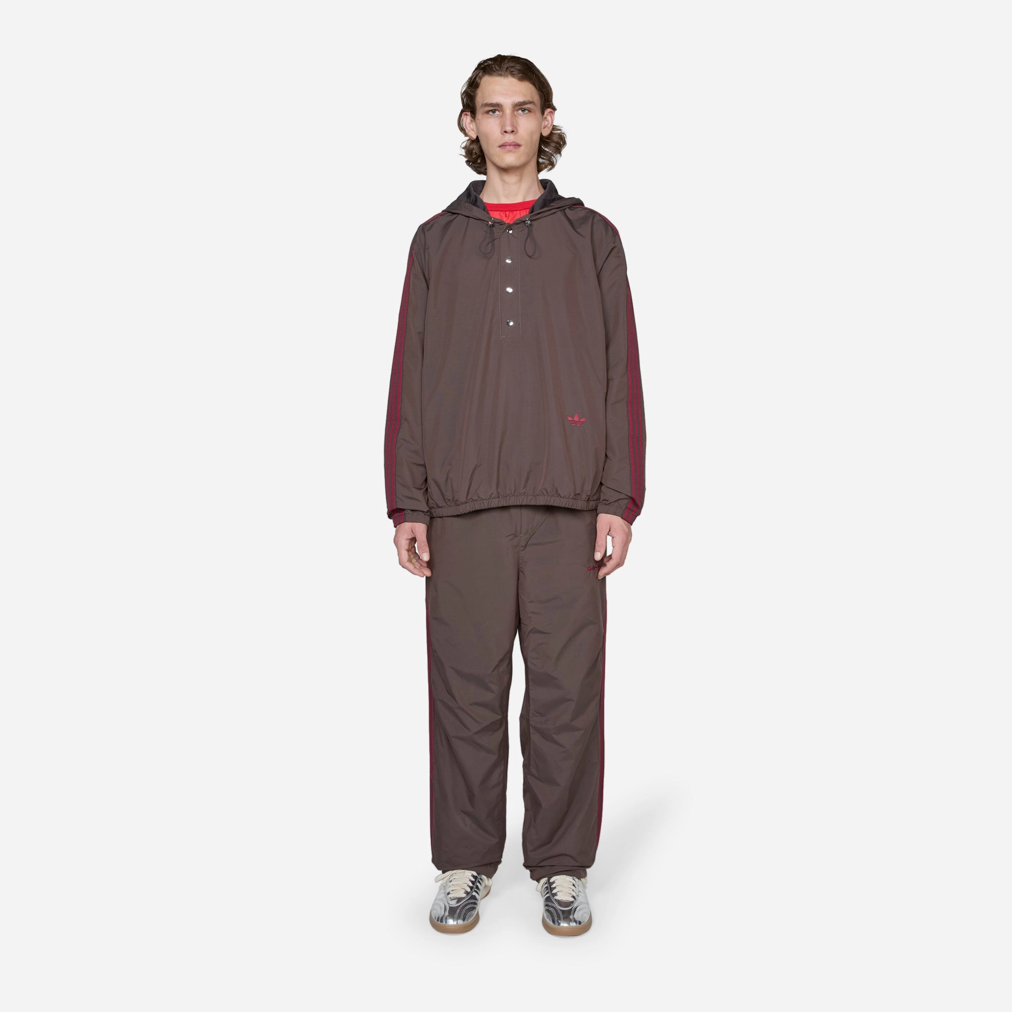 Wales Bonner x Nylon Anorak Night Brown