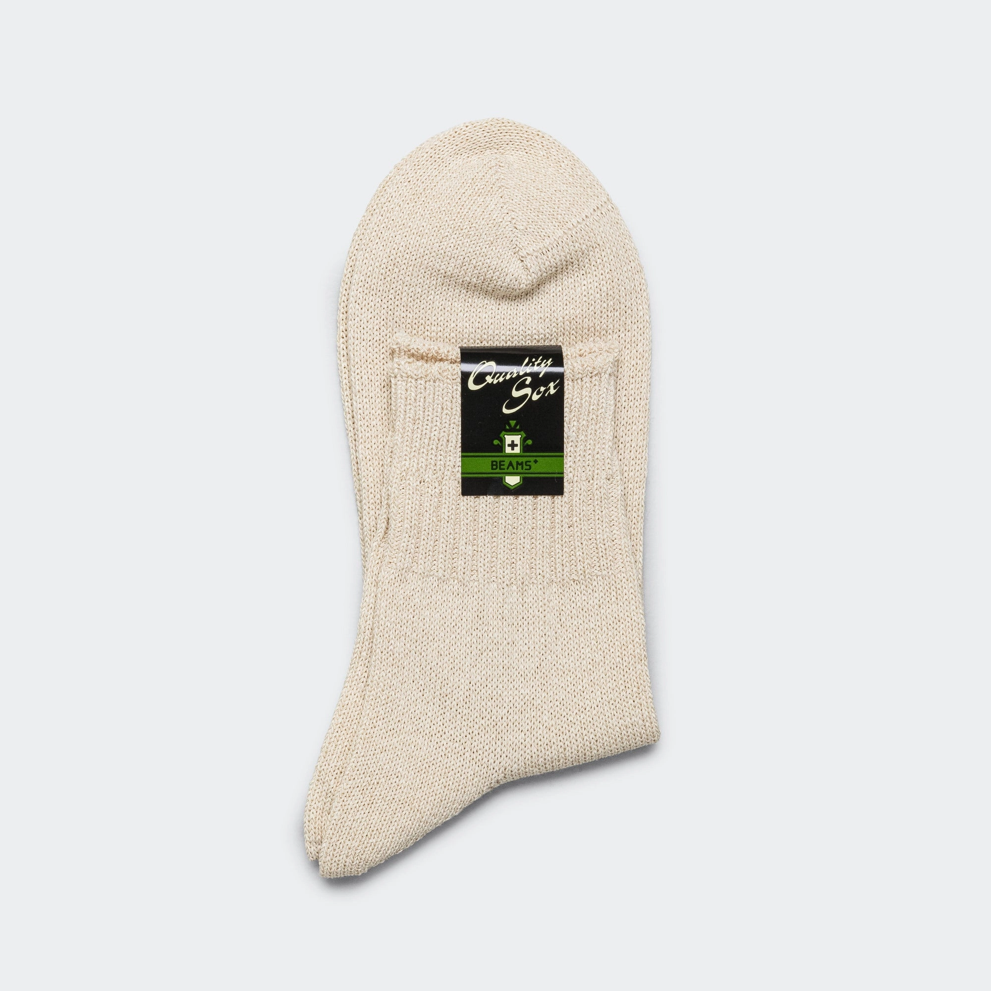 WASHI Short Rib Socks - Natural