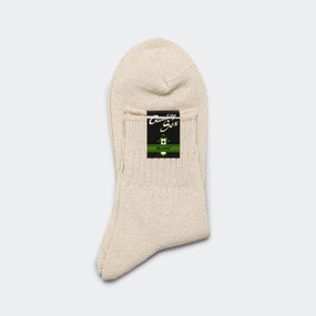 WASHI Short Rib Socks - Natural
