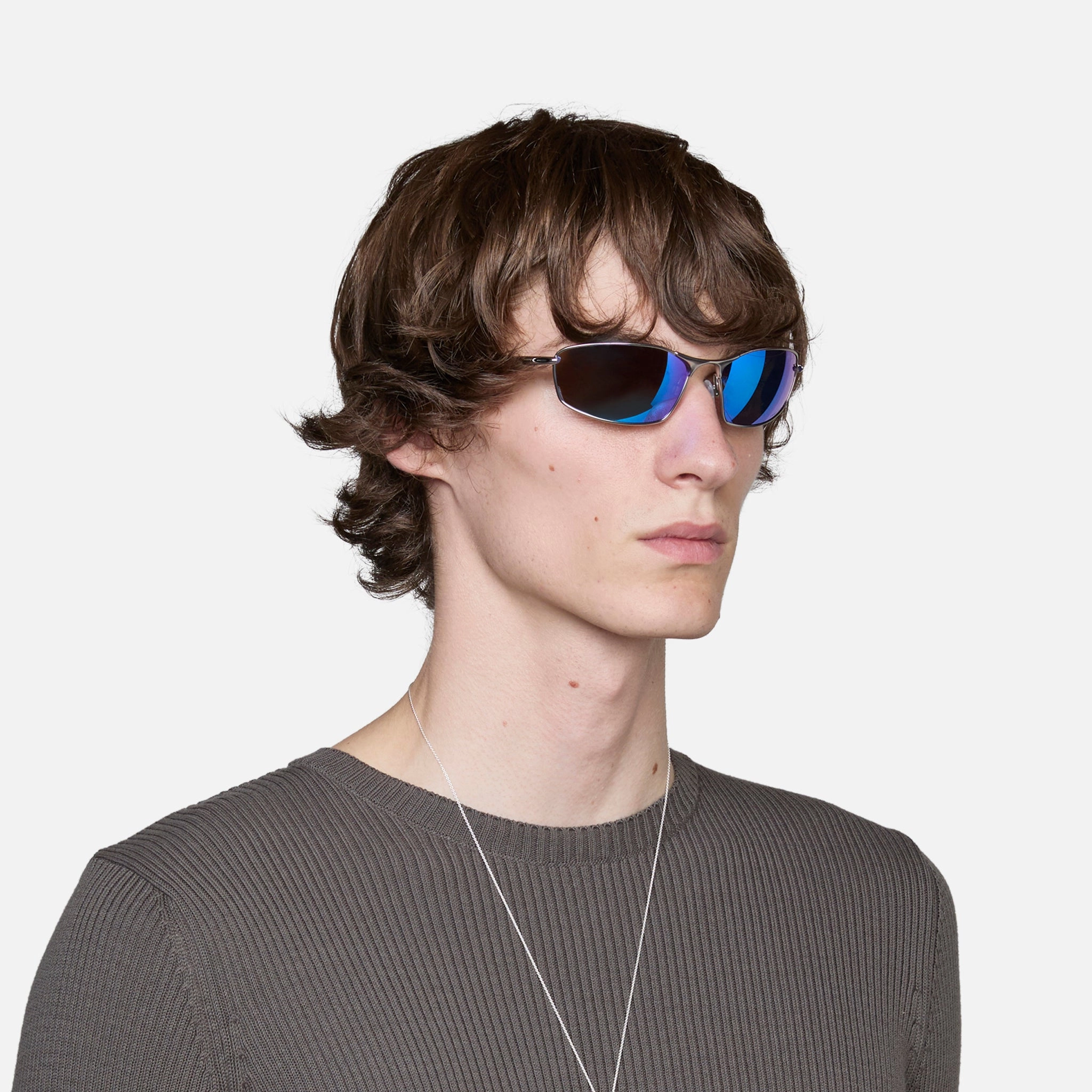 Whisker® Satin Chrome | Prizm Sapphire Polarized