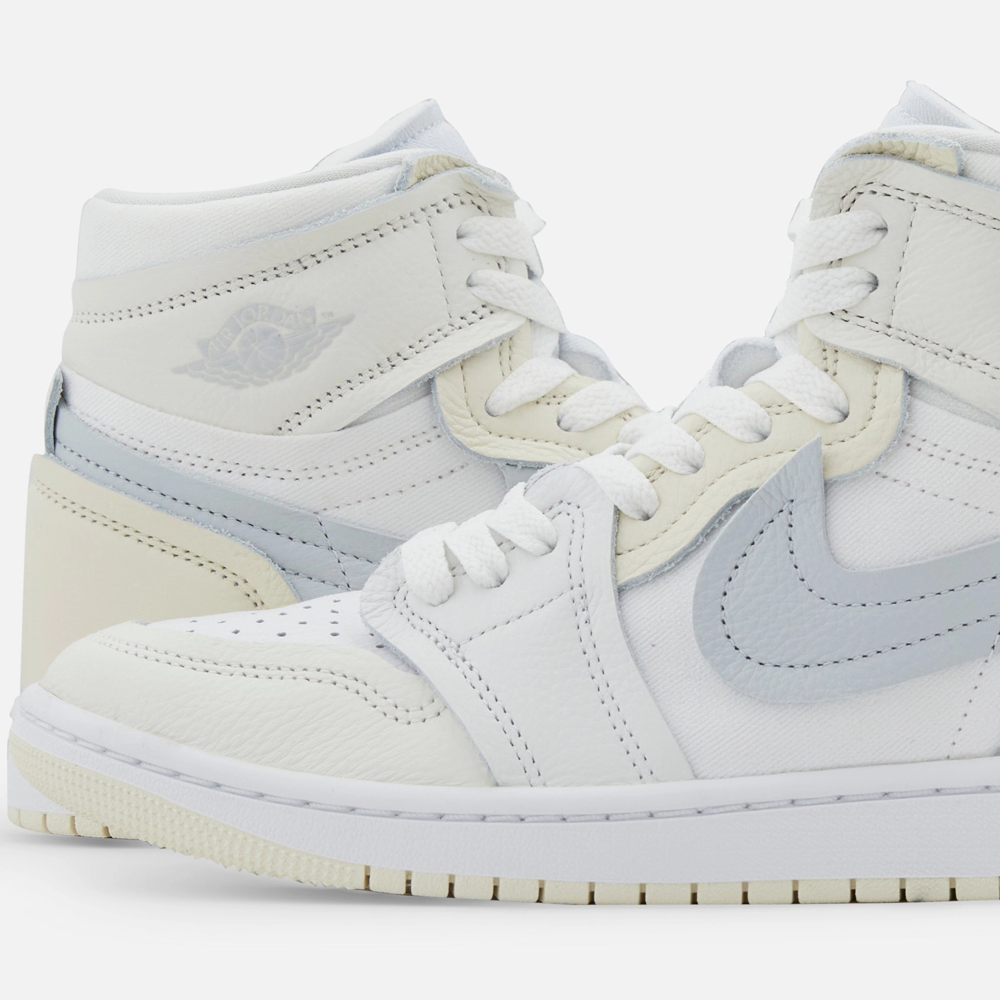 Women's Air Jordan 1 High MM White | Pure Platinum | Sail | Coconut Milk