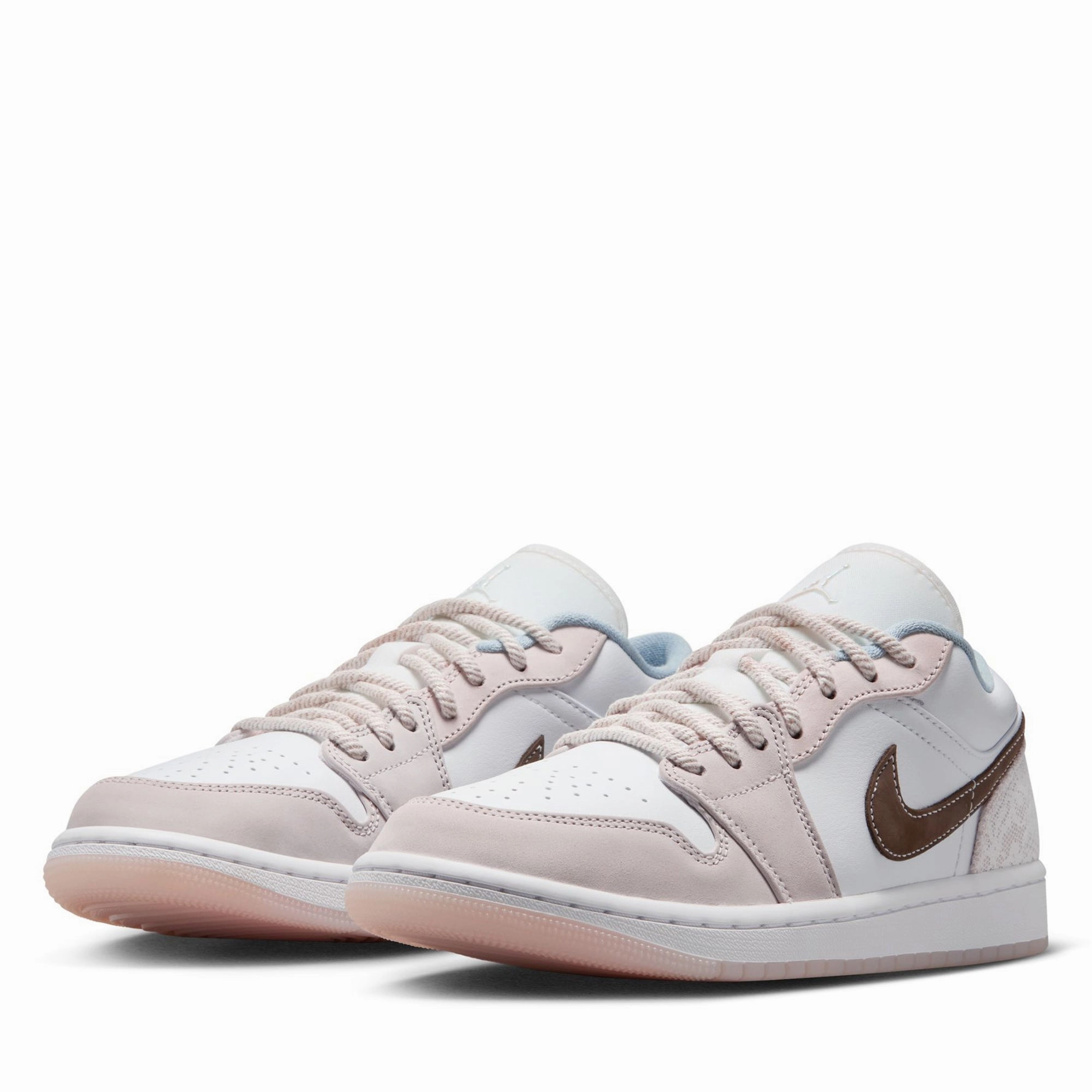 Women's Air Jordan 1 Low - White/Ironstone