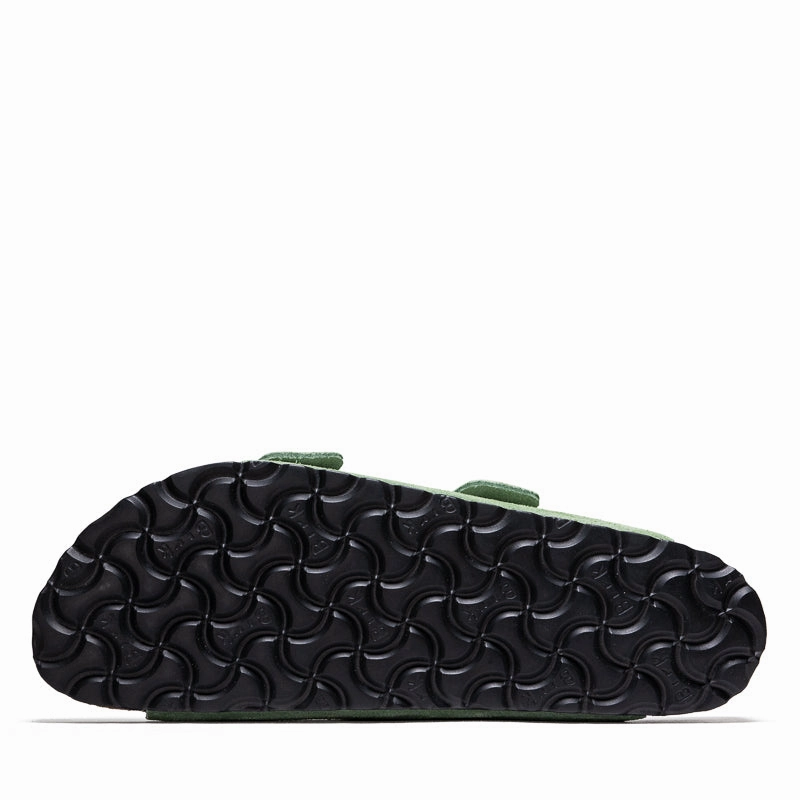Women's Birkenstock Arizona Soft Footbed Suede - Green Tea