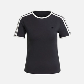 Women's Premium 3-Stripes Cali T-Shirt Black