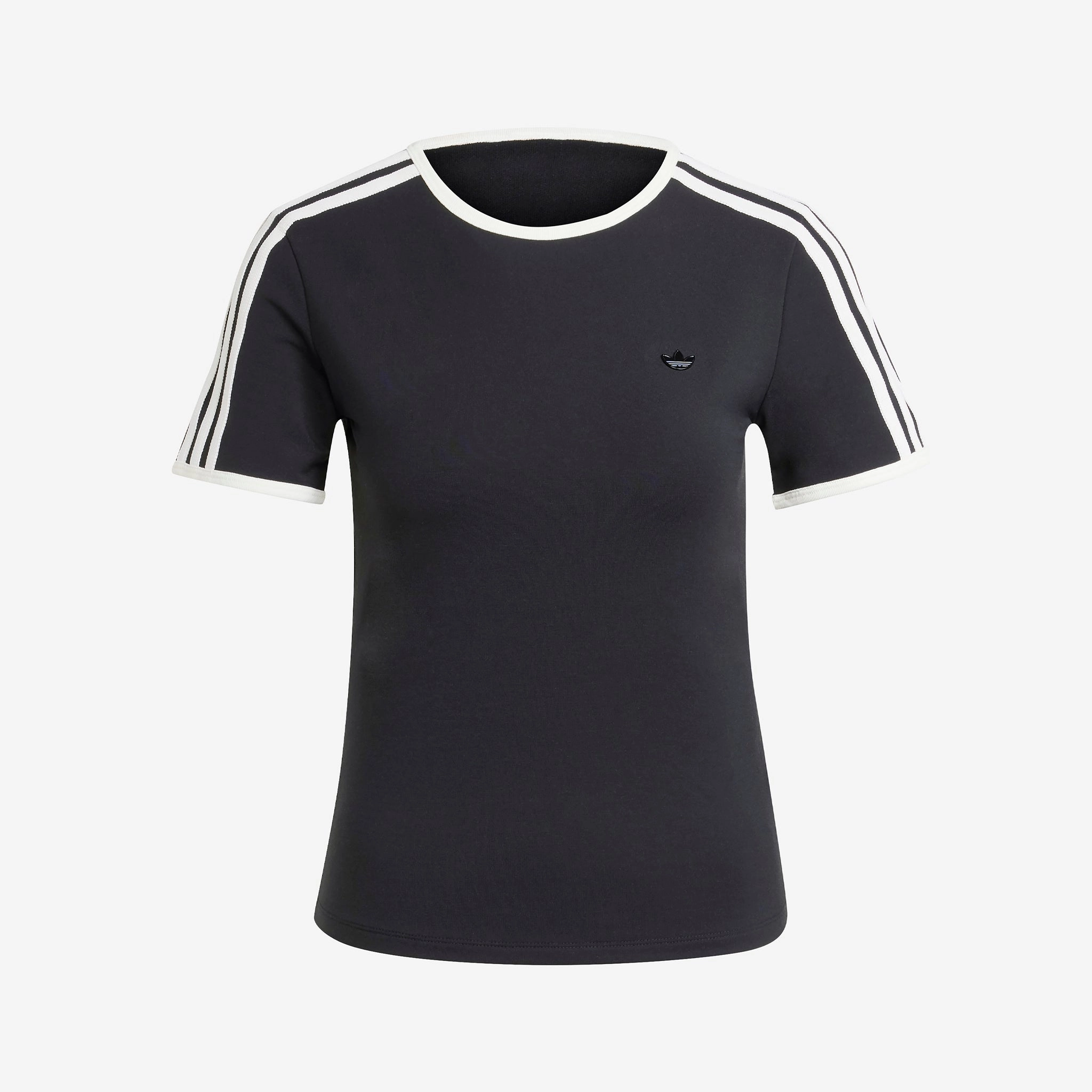 Women's Premium 3-Stripes Cali T-Shirt Black