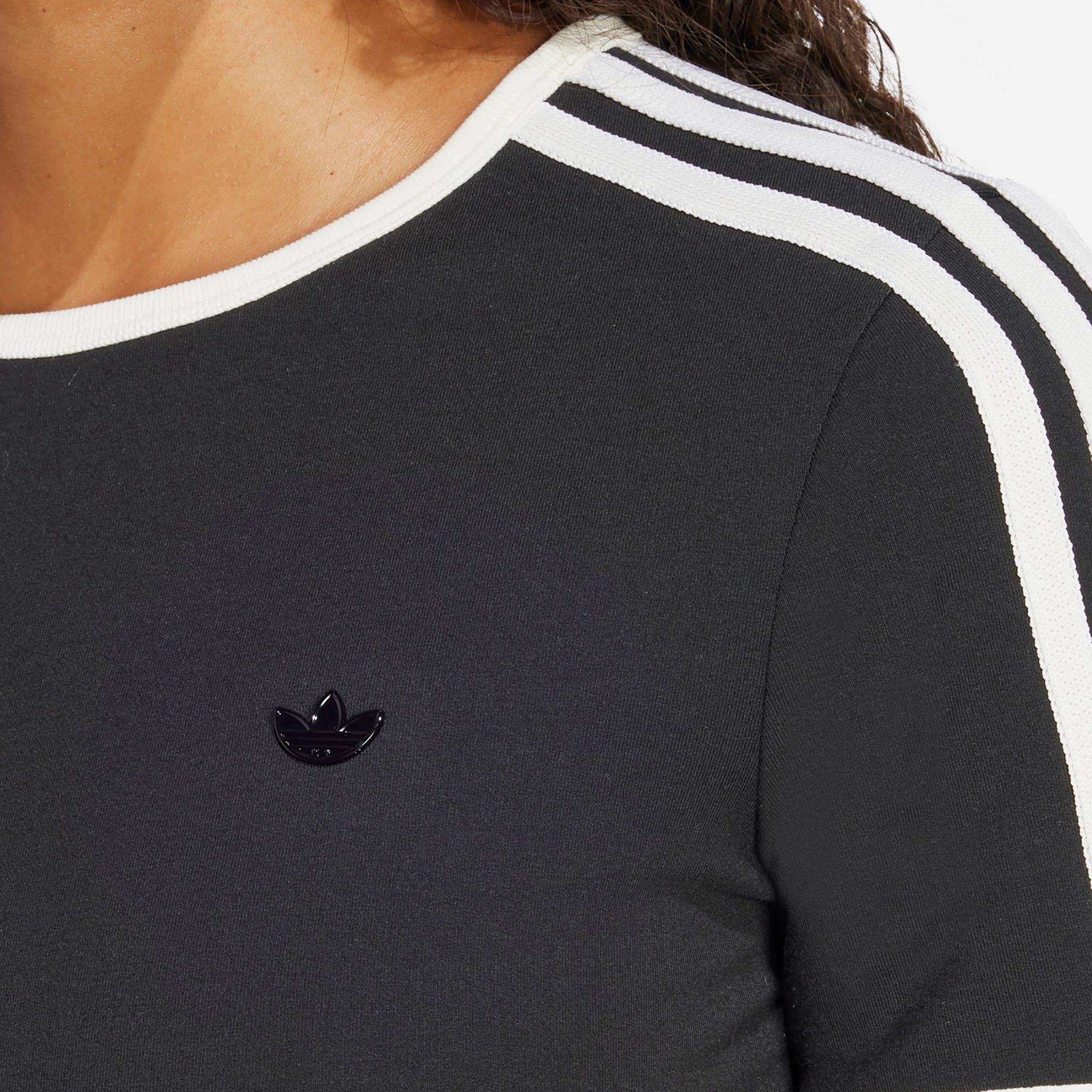Women's Premium 3-Stripes Cali T-Shirt Black