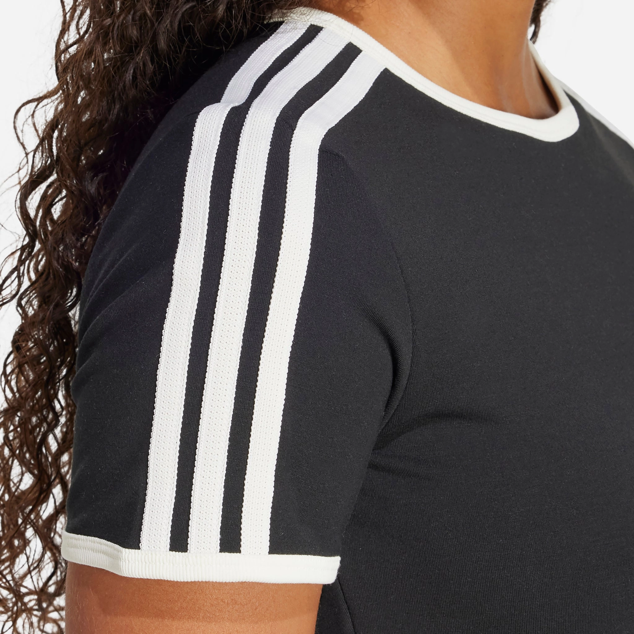Women's Premium 3-Stripes Cali T-Shirt Black