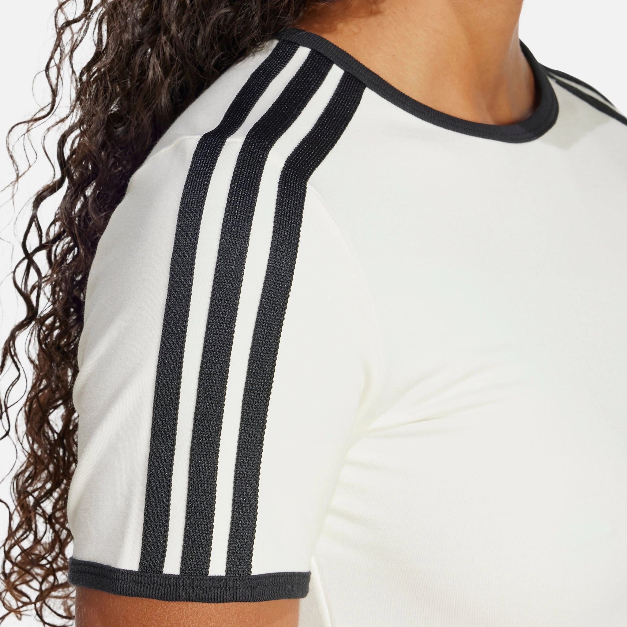 Women's Premium 3-Stripes Cali T-Shirt Off White