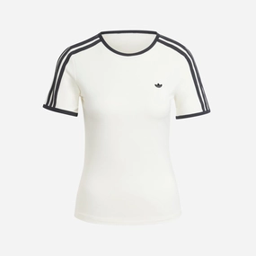 Women's Premium 3-Stripes Cali T-Shirt Off White