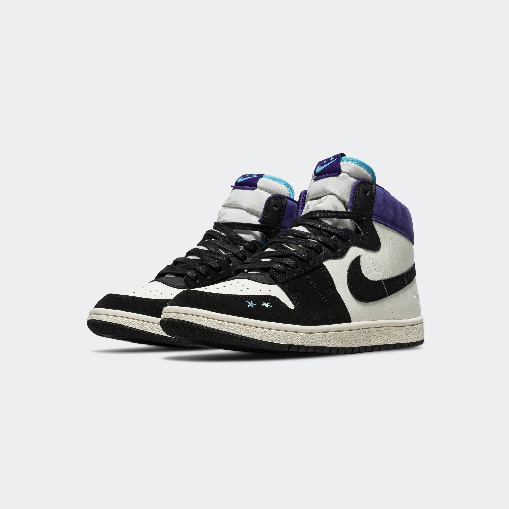 Womens Air Ship PE SP x Opium - Sail/Blue Chill-Black-Court Purple