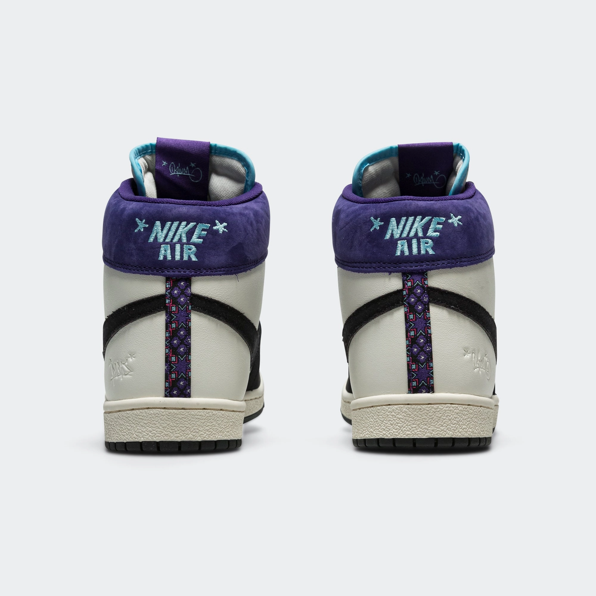 Womens Air Ship PE SP x Opium - Sail/Blue Chill-Black-Court Purple
